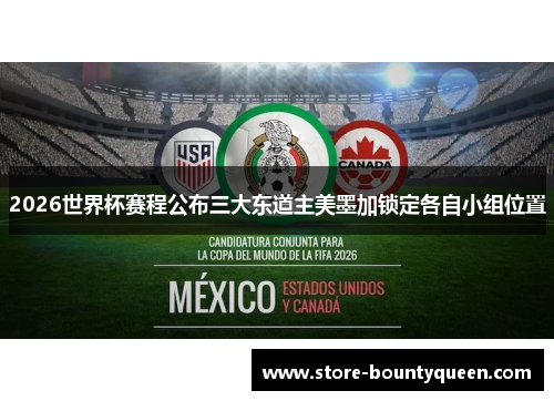 2026世界杯赛程公布三大东道主美墨加锁定各自小组位置
